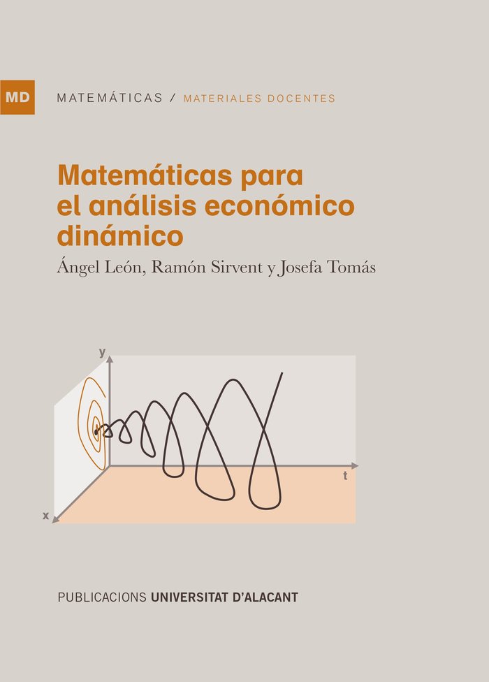 Matemáticas para el análisis económico dinámico, de León Valle, Ángel | portada del libro