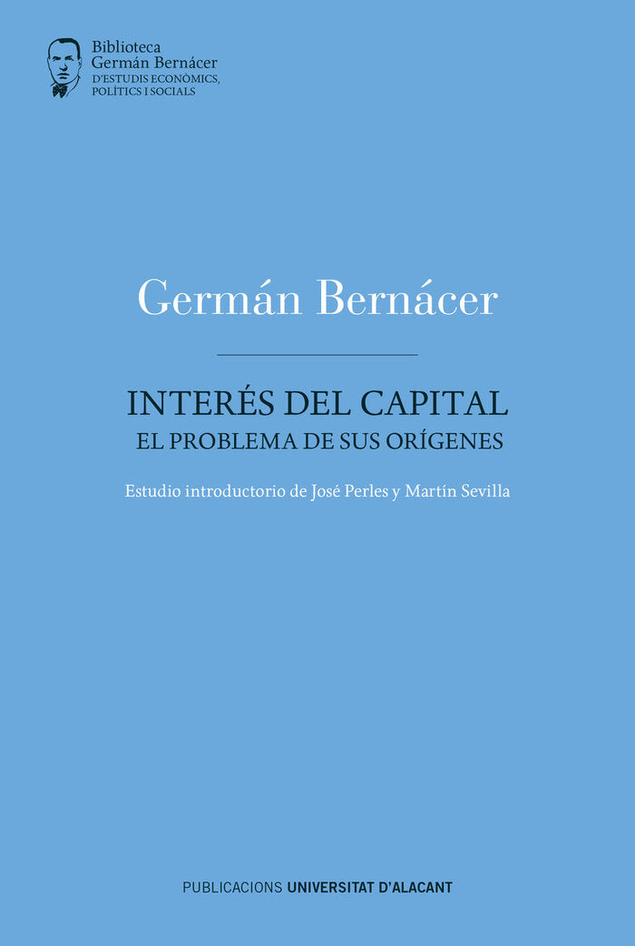 INTERES DEL CAPITAL, de BERNACER TORMO, GERMAN | portada del libro
