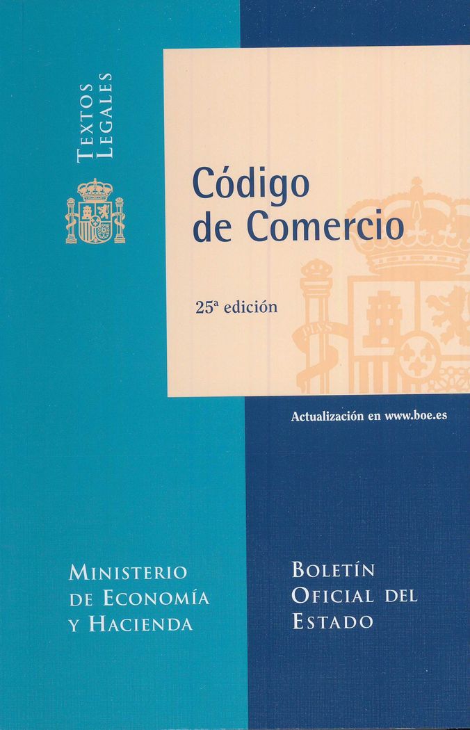 Código de comercio, de AA.VV. | portada del libro