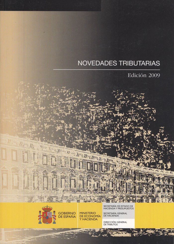 NOVEDADES TRIBUTARIAS 2009 | portada del libro