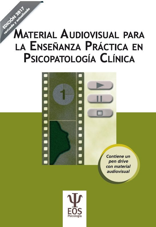 Material Audiovisual para la enseñanza práctica en Psicopatología Clínica, de AA.VV. | portada del libro