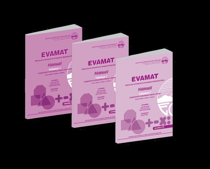 EVAMAT Vol. 1 (Manual). Versión 3.0. Batería para la Evaluación de la Competencia Matemática, de García Vidal, Jesús | portad