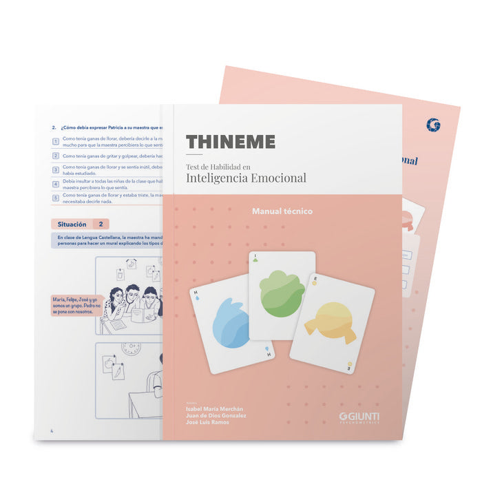 THINEME TEST DE HABILIDAD EN INTELIGENCIA EMOCIONAL. MANUAL, de MERCHAN ROMERO | portada del libro