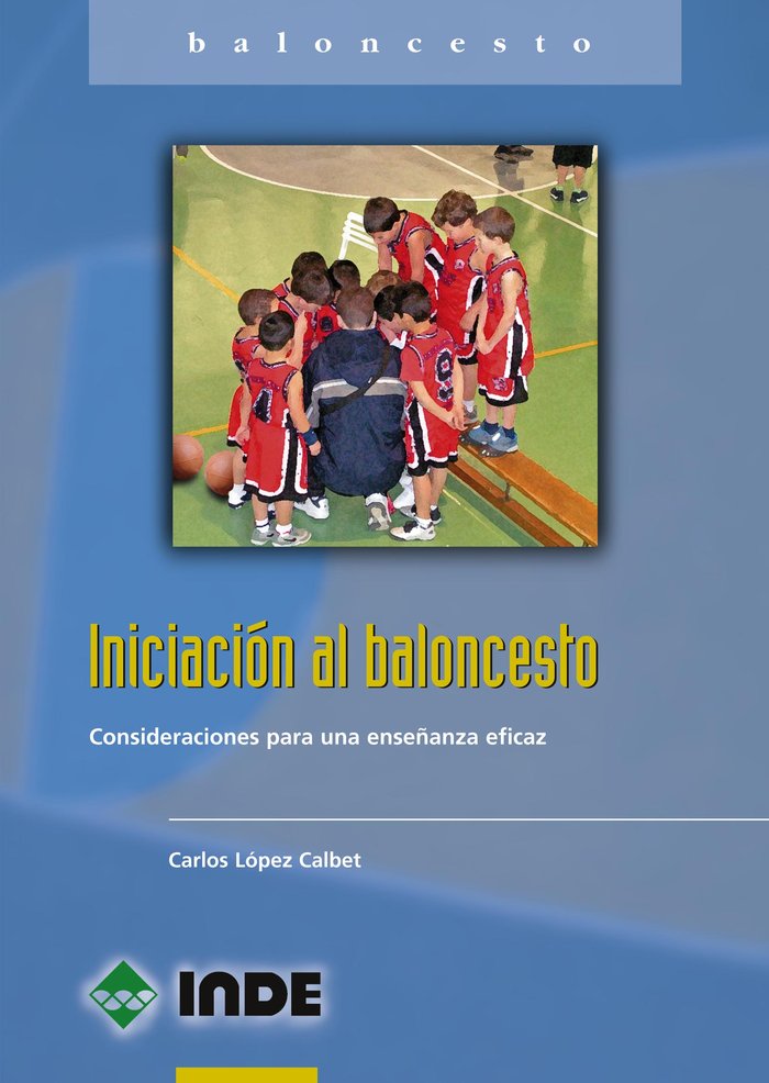INICIACION AL BALONCESTO, de López Calbet | portada del libro
