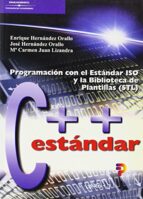 C++ estándar, de JOSE HERNANDEZ ORALLO | portada del libro