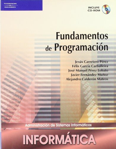 Fundamentos de programación, de CALDERON MATEOS, ALEJANDRO | portada del libro