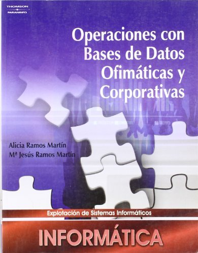 Operaciones con bases de datos ofimáticas y corporativas, de RAMOS MARTÍN, ALICIA | portada del libro