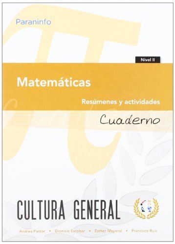 Cuaderno de trabajo. Matemáticas. Nivel 2, de ESCOBAR , DIONISIO | portada del libro