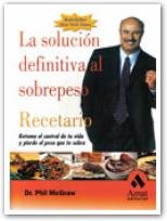 Recetario. La solución definitiva al sobrepeso | portada del libro