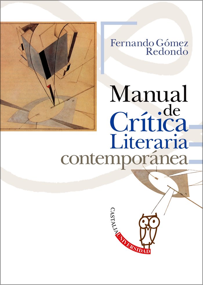 Manual de Crítica Literaria contemporánea, de Gómez Redondo, Fernando | portada del libro