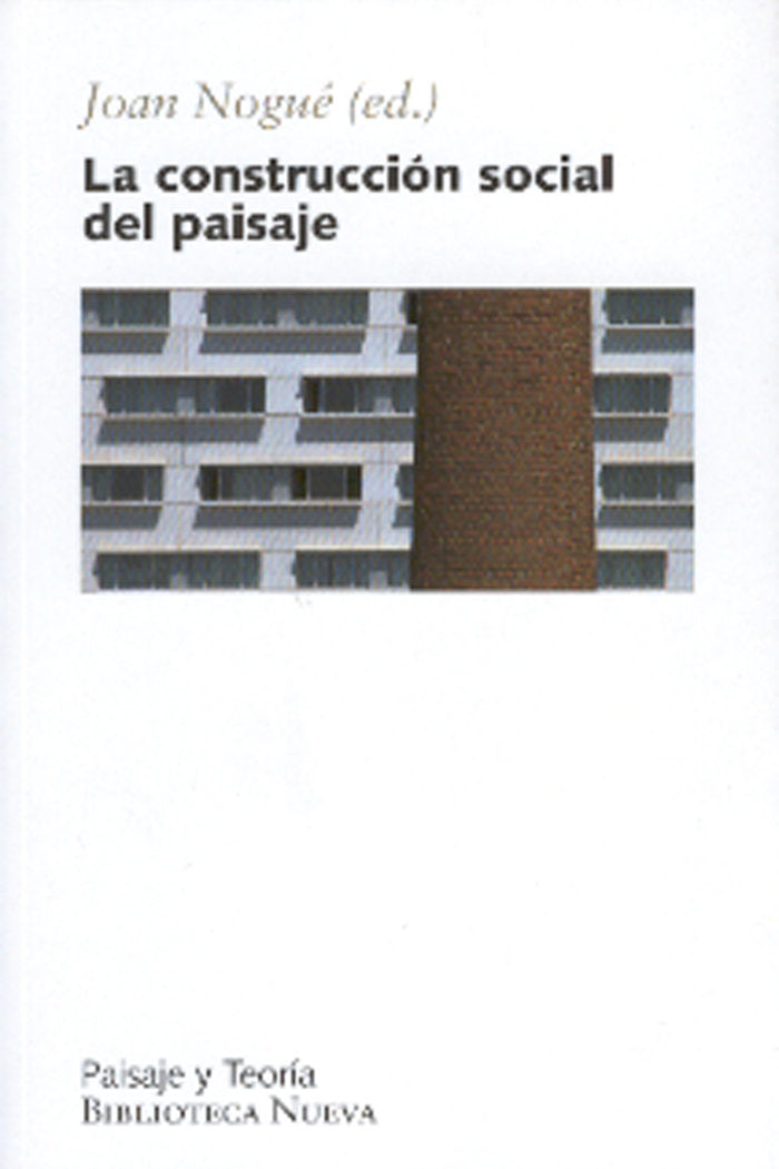 La construcción social del paisaje | portada del libro