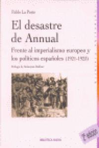 El desastre de Annual, de AA.VV. | portada del libro