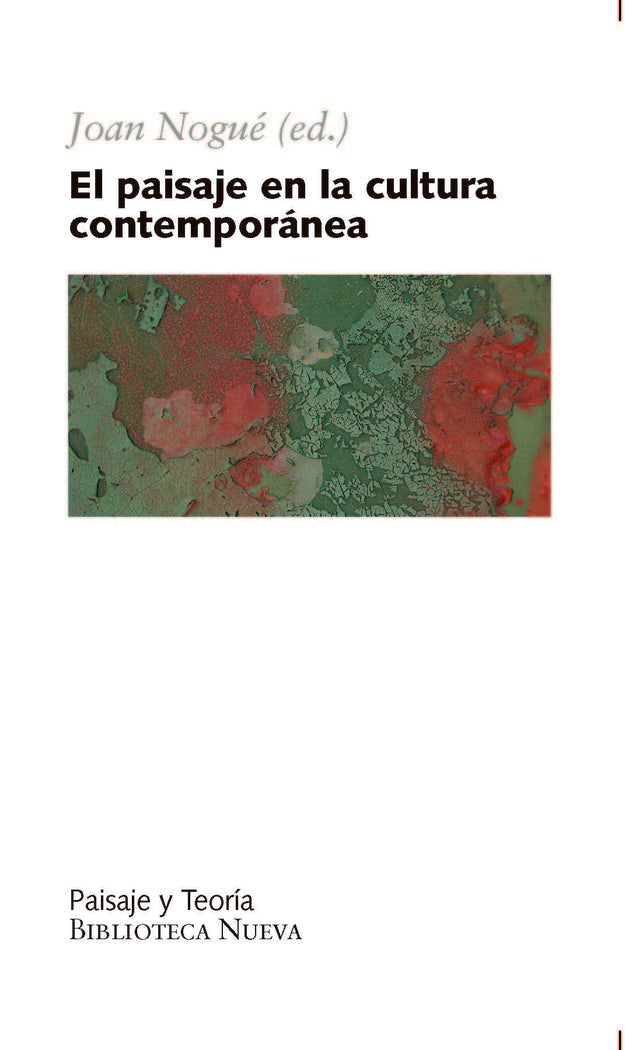 El paisaje en la cultura contemporánea | portada del libro