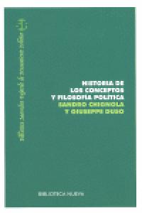 Historia de los conceptos y filosof¡a pol¡tica, de DUSO | portada del libro