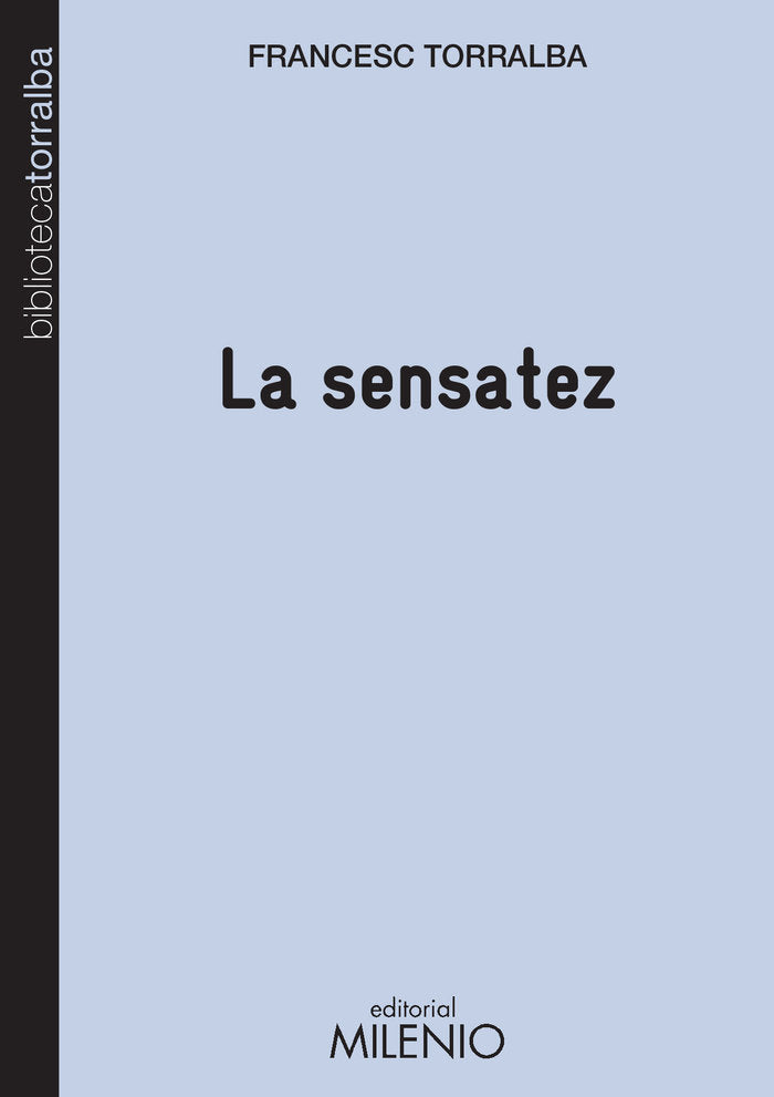 La sensatez, de Francesc Torralba Roselló | portada del libro