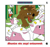 Ahuntza eta zazpi antxumeak, de BADABA | portada del libro