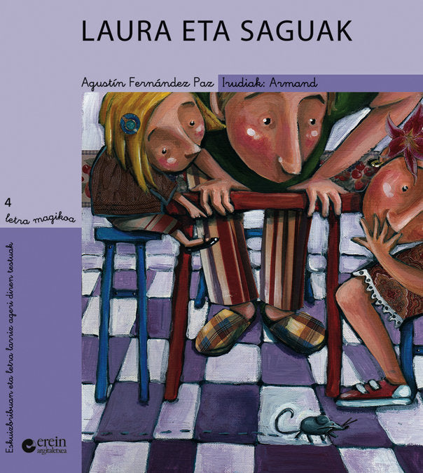 Laura eta saguak, de Agustín Fernández Paz | portada del libro