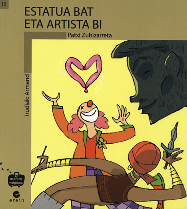 Estatua bat eta artista bi, de PATXI ZUBIZARRETA | portada del libro