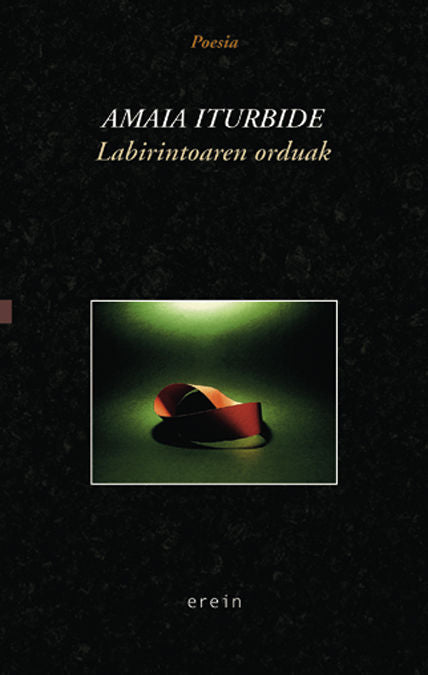 Labirintoaren orduak, de AMAIA ITURBIDE | portada del libro
