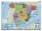 ESPAINIAKO MAPA FISIKO/POLITIKOA, de Varios autores | portada del libro
