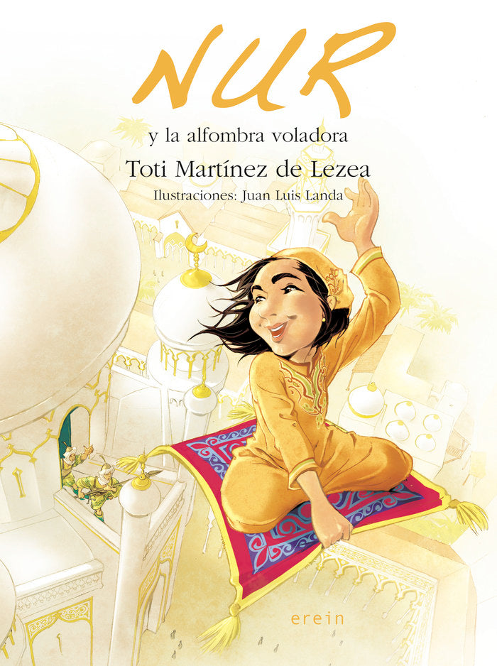 Nur y la alfombra voladora, de Toti Martínez de Lezea | portada del libro