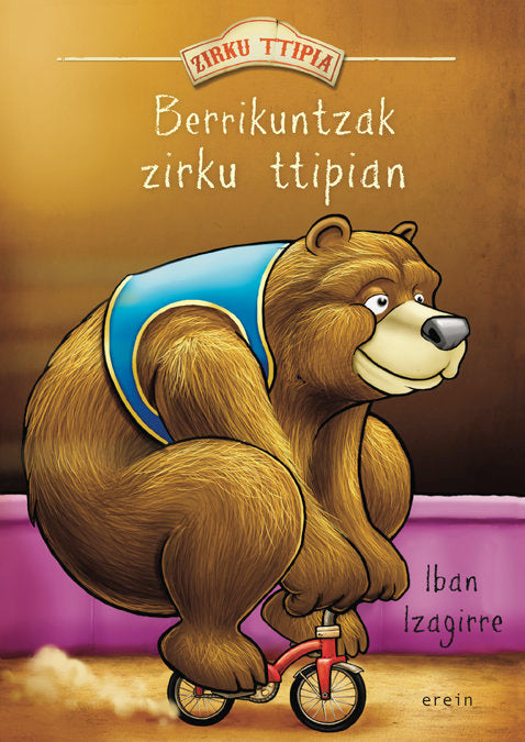 BERRIKUNTZAK ZIRKU TTIPIAN, de IZAGIRRE URANGA, IBAN | portada del libro