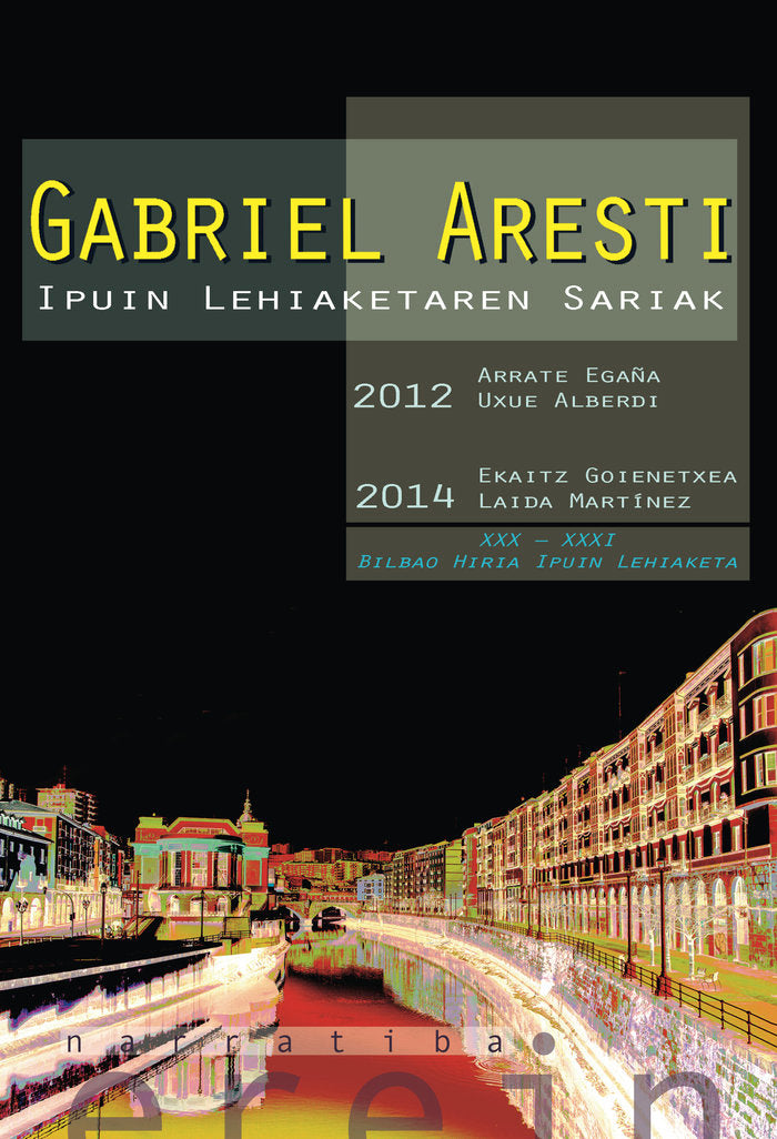 GABRIEL ARESTI IPUIN LEHIAKETAREN SARIAK, de ARRATE EGAñA | portada del libro