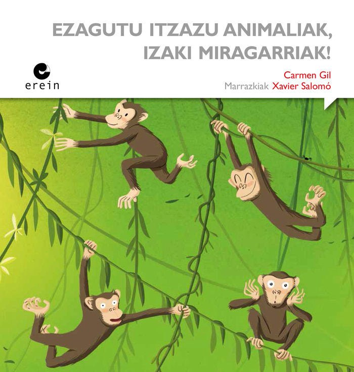 Ezagutu itzazu animaliak, izaki miragarriak!, de CARMEN GIL | portada del libro