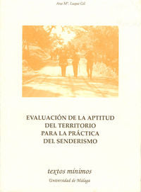 Evaluación de la aptitud del territorio para la práctica del senderismo, de Luque Gil, Ana Mª | portada del libro