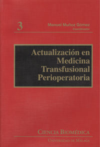 Actualización en medicina transfusional perioperatoria, de Abdallah, A. | portada del libro