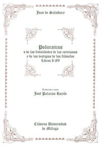 Policraticus de Juan de Salisbury (Libros I-IV), de Salisbury | portada del libro