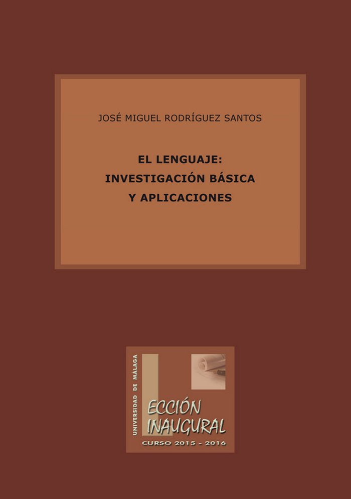 El Lenguaje, de Rodríguez Santos, José Miguel | portada del libro