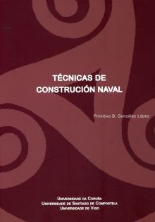 Técnicas de construción naval, de González López | portada del libro
