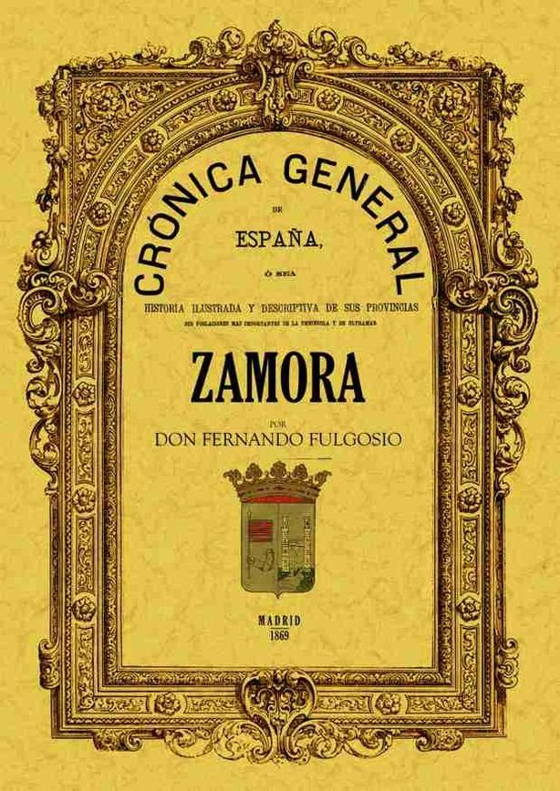 Crónica de la provincia de Zamora, de Fulgosio, Fernando | portada del libro