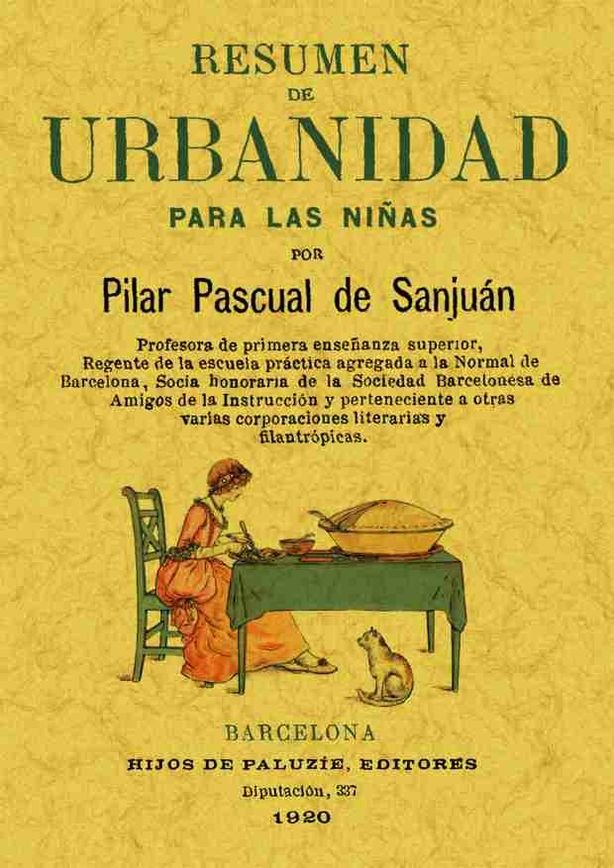 Resumen de urbanidad para las niñas, de Pascual de San Juan, Pilar | portada del libro