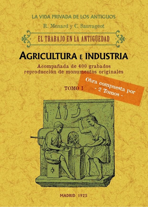 El trabajo en la antigüedad (2 tomos), de Menard, Rene | portada del libro