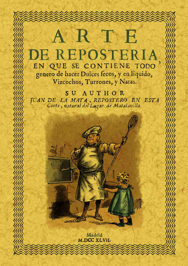 Arte de repostería, de Mata, Juan de la | portada del libro