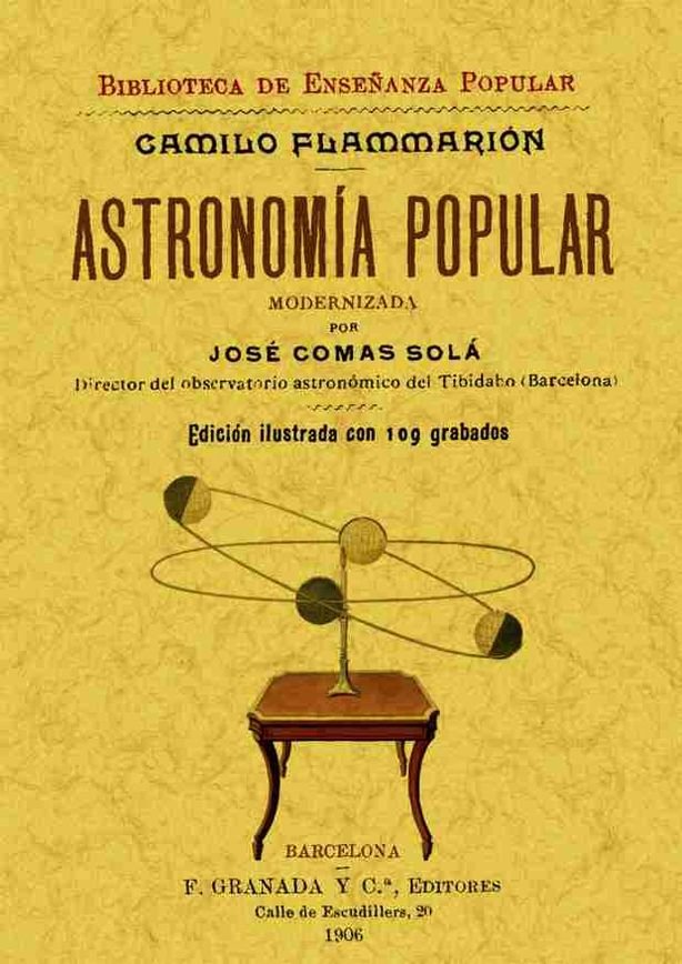Astronomía popular, de Flammarion, Camilo | portada del libro