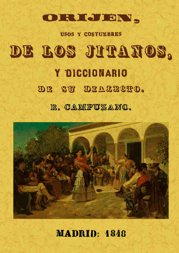 Origen, usos y costumbres de los jitanos, de Campuzano | portada del libro