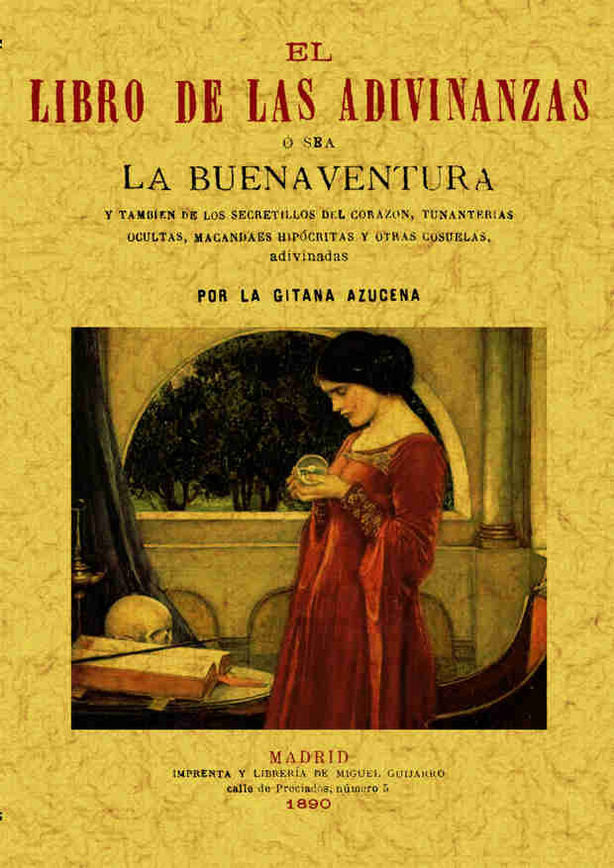 Libro de las adivinanzas, o sea la buena-aventura, de Gitana Azucena | portada del libro