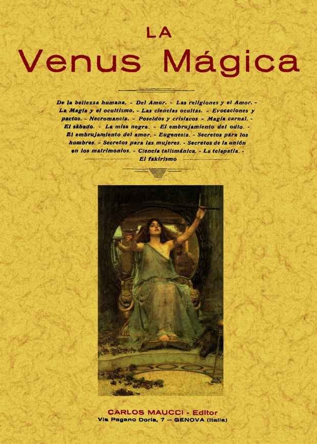 La Venus mágica, de Anónimo | portada del libro