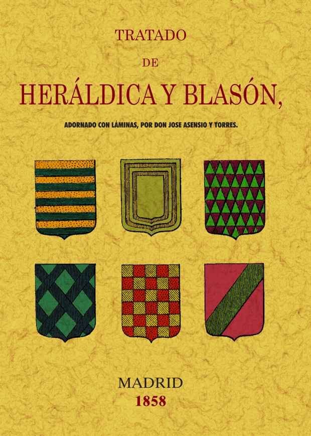 Tratado de heráldica y blasón, de Piferrer, Francisco | portada del libro