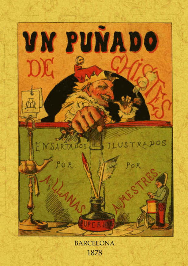 Un puñado de chistes, de Llanas, Alberto | portada del libro