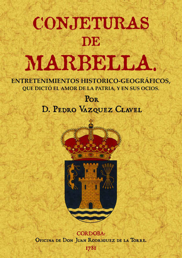 Conjeturas de Marbella, de Vázquez Clavel, Pedro | portada del libro