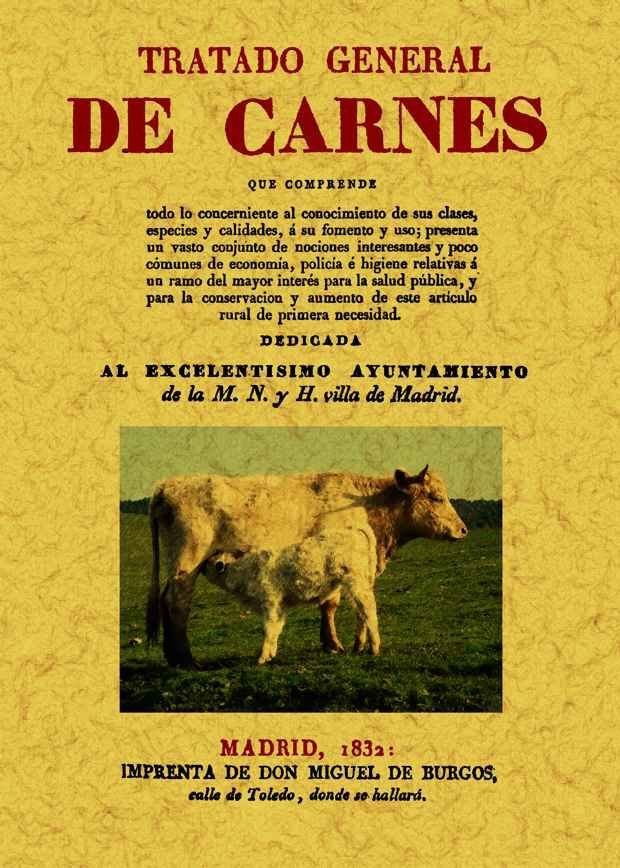 Tratado general de carnes, de Peña y Valle, Ventura de | portada del libro