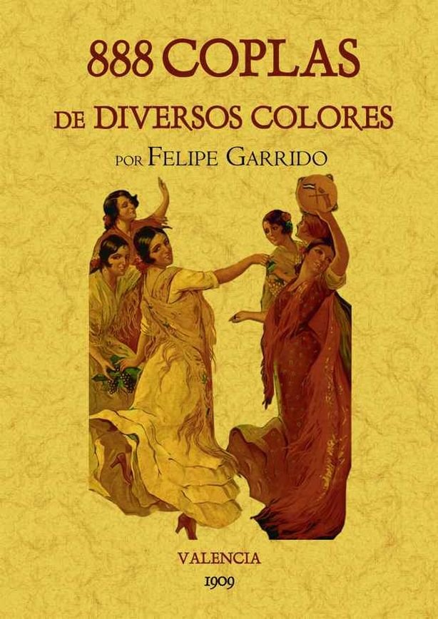 888 Coplas de diversos colores, de Garrido, Felipe | portada del libro