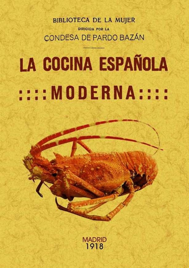 La cocina española moderna, de Pardo Bazán, Emilia | portada del libro