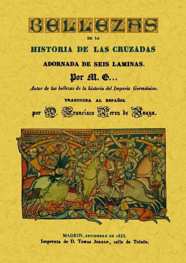 Bellezas de la historia de las cruzadas, de M.G. | portada del libro