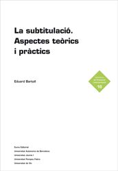 La subtitulació, de Bartoll Teixidor, Eduard | portada del libro