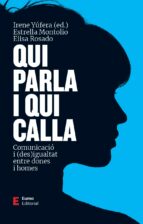 QUI PARLA I QUI CALLA, de IRENE YUFERA | portada del libro